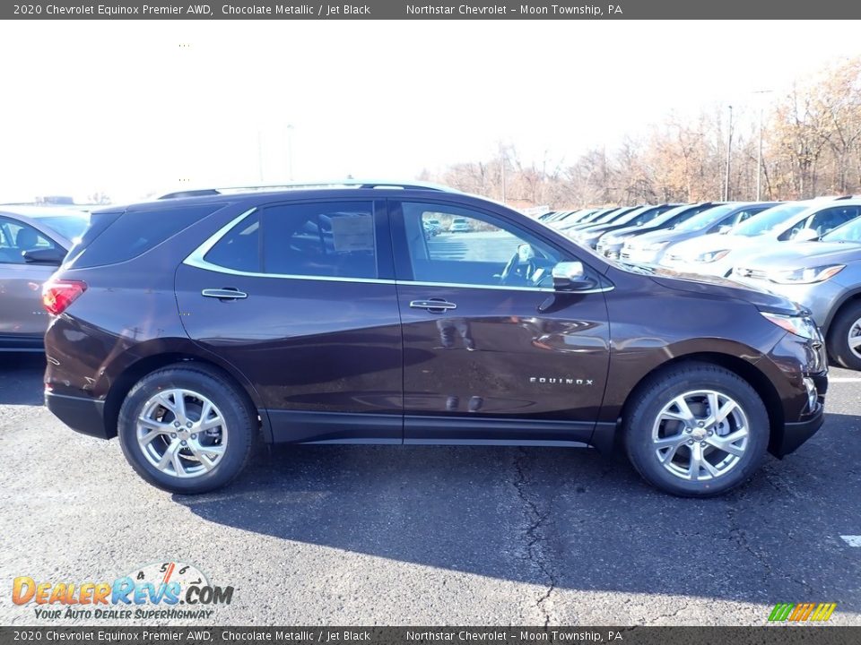 2020 Chevrolet Equinox Premier AWD Chocolate Metallic / Jet Black Photo #6