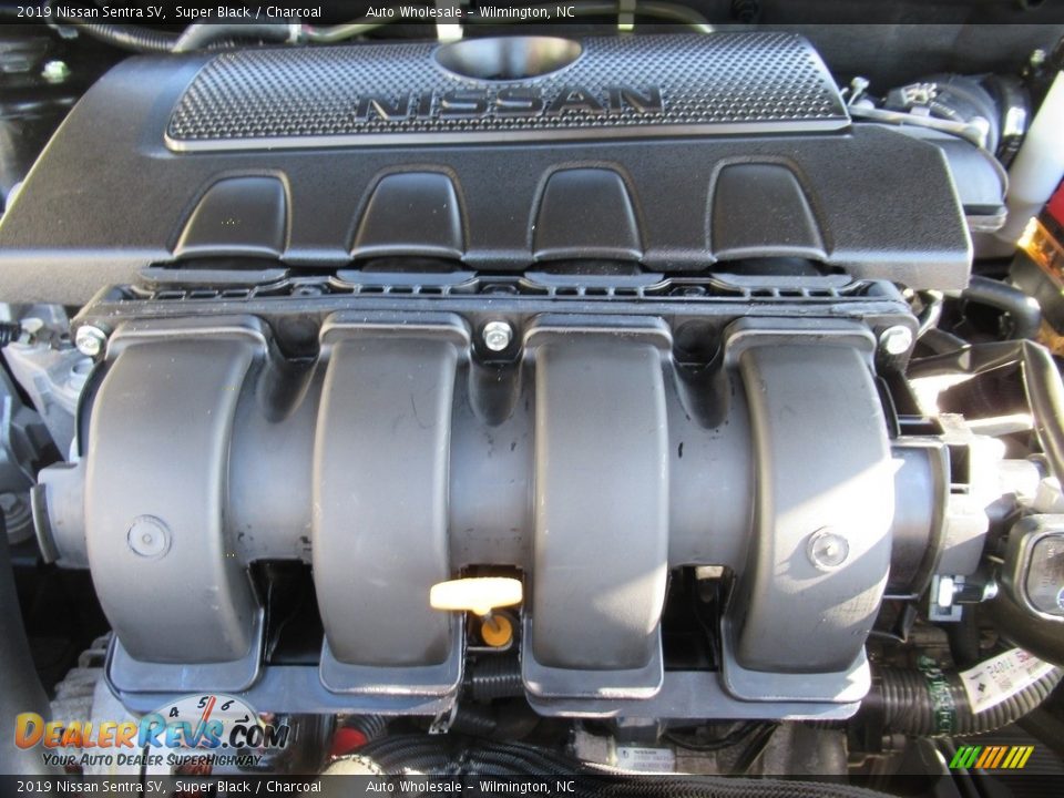 2019 Nissan Sentra SV Super Black / Charcoal Photo #6
