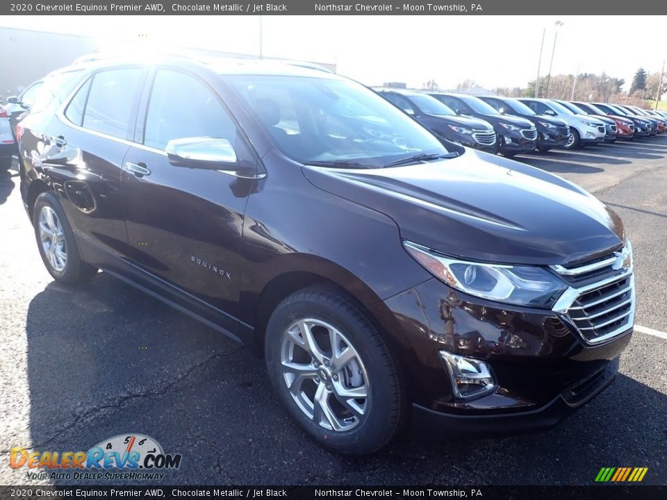 2020 Chevrolet Equinox Premier AWD Chocolate Metallic / Jet Black Photo #7