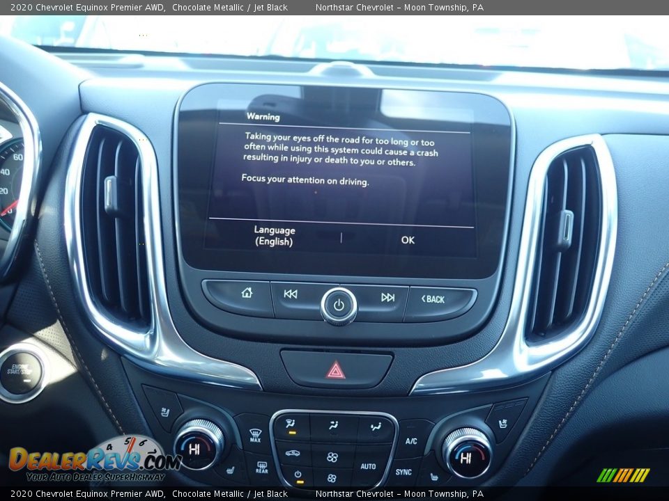 2020 Chevrolet Equinox Premier AWD Chocolate Metallic / Jet Black Photo #16