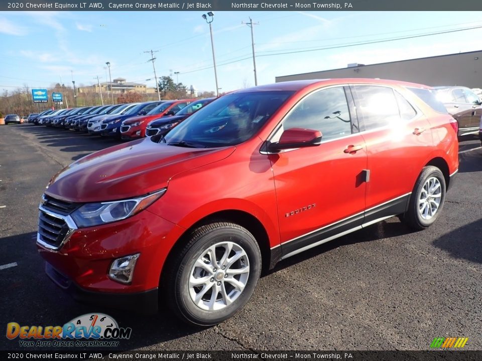 2020 Chevrolet Equinox LT AWD Cayenne Orange Metallic / Jet Black Photo #1