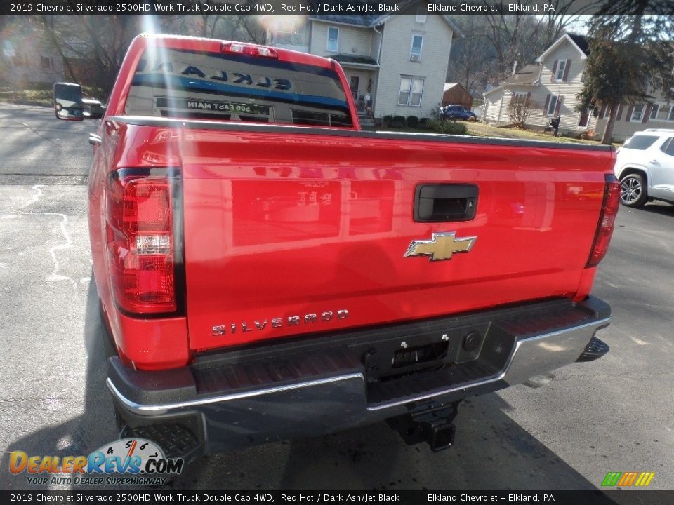 2019 Chevrolet Silverado 2500HD Work Truck Double Cab 4WD Red Hot / Dark Ash/Jet Black Photo #6