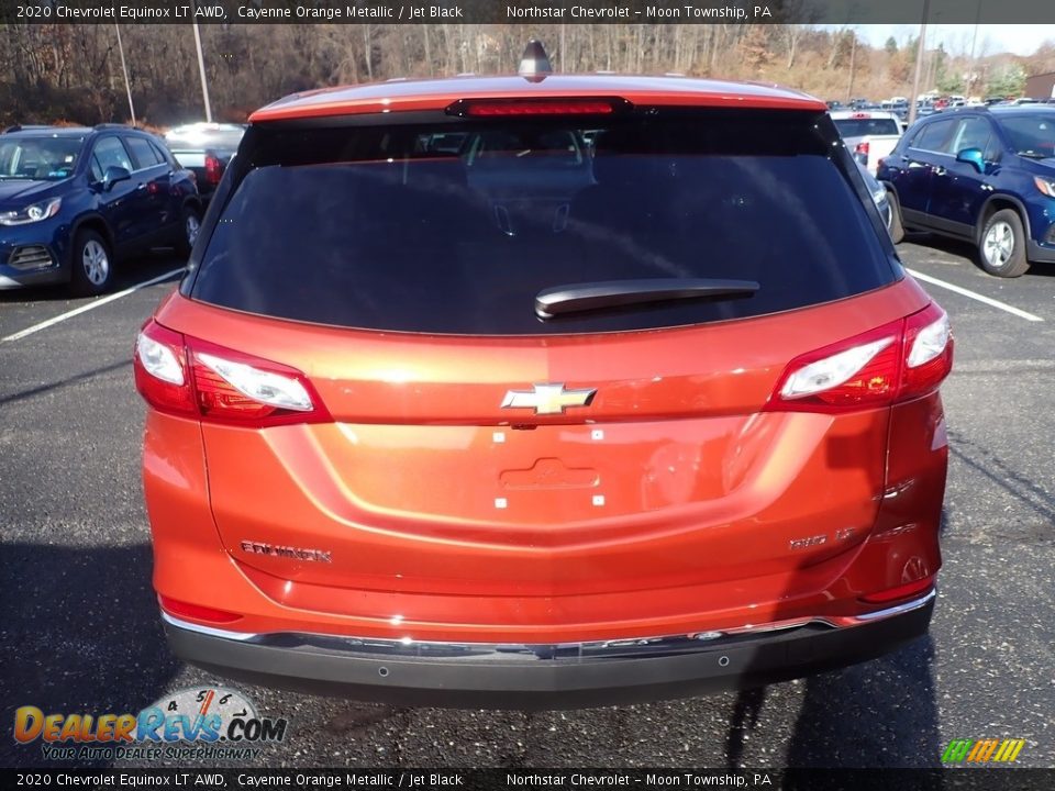 2020 Chevrolet Equinox LT AWD Cayenne Orange Metallic / Jet Black Photo #4