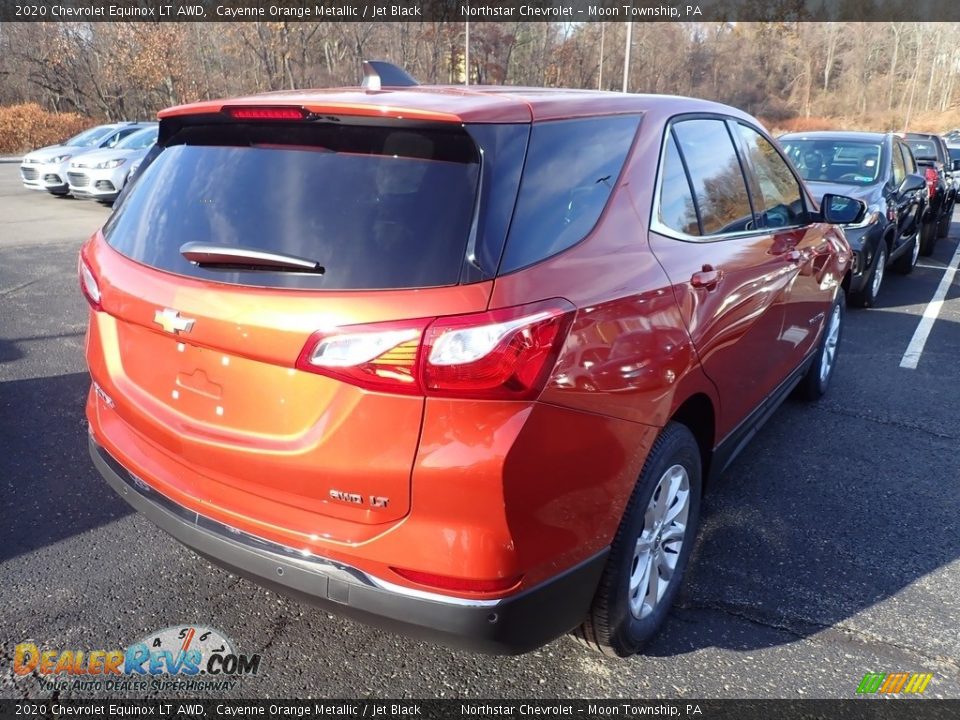 2020 Chevrolet Equinox LT AWD Cayenne Orange Metallic / Jet Black Photo #5