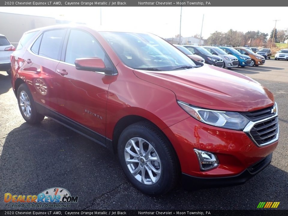 2020 Chevrolet Equinox LT AWD Cayenne Orange Metallic / Jet Black Photo #7