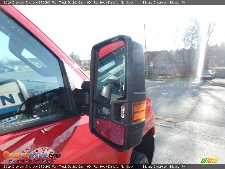 2019 Chevrolet Silverado 2500HD Work Truck Double Cab 4WD Red Hot / Dark Ash/Jet Black Photo #10