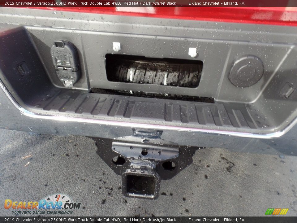 2019 Chevrolet Silverado 2500HD Work Truck Double Cab 4WD Red Hot / Dark Ash/Jet Black Photo #12