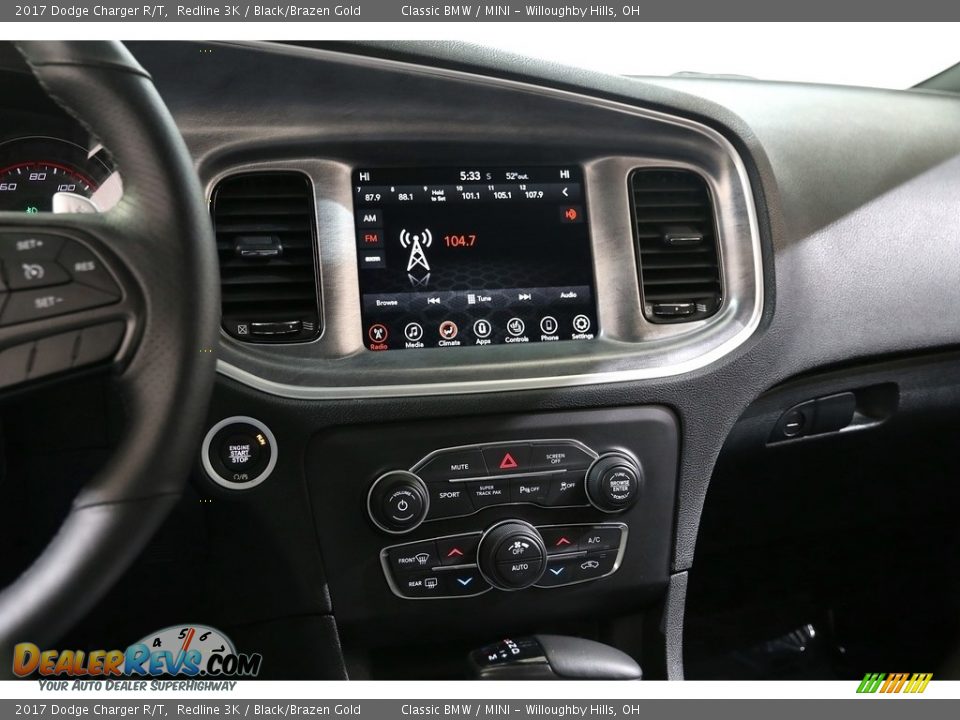 2017 Dodge Charger R/T Redline 3K / Black/Brazen Gold Photo #9