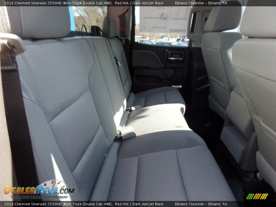 2019 Chevrolet Silverado 2500HD Work Truck Double Cab 4WD Red Hot / Dark Ash/Jet Black Photo #15