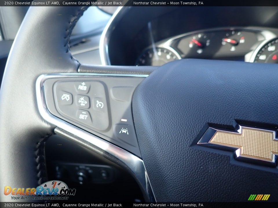 2020 Chevrolet Equinox LT AWD Cayenne Orange Metallic / Jet Black Photo #19