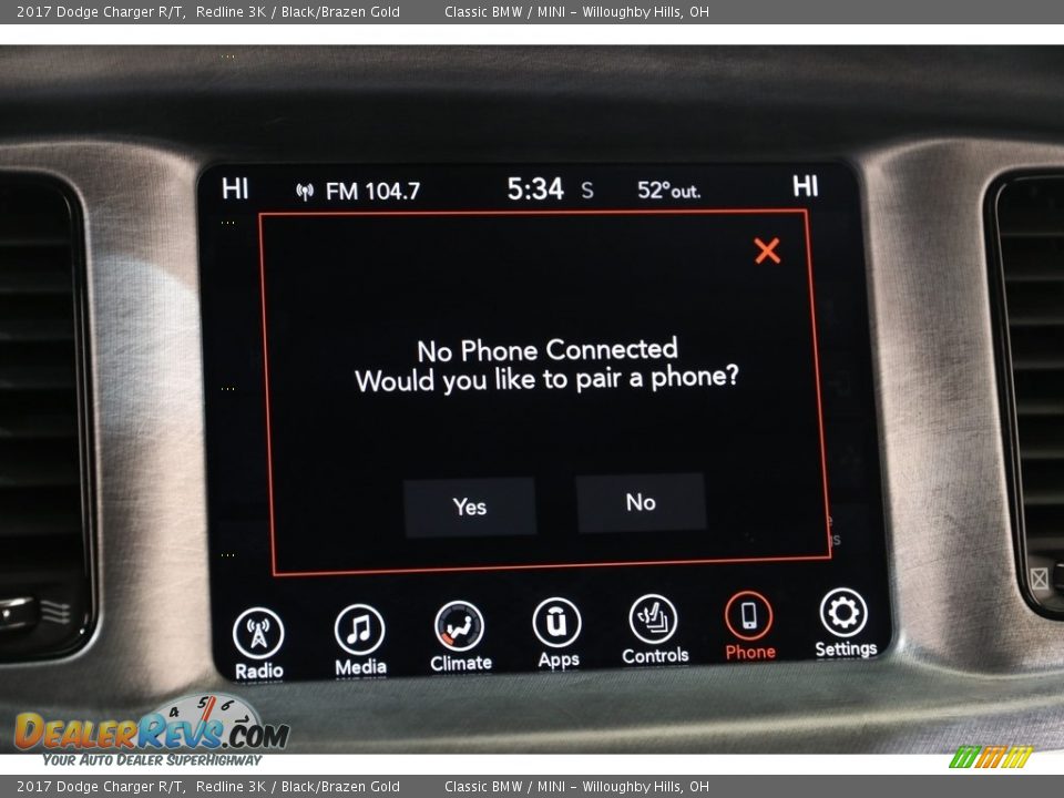 2017 Dodge Charger R/T Redline 3K / Black/Brazen Gold Photo #15