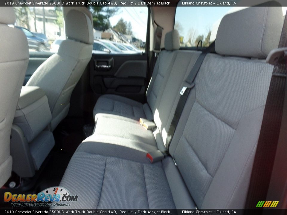 2019 Chevrolet Silverado 2500HD Work Truck Double Cab 4WD Red Hot / Dark Ash/Jet Black Photo #16