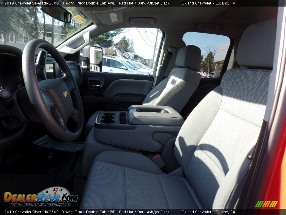 2019 Chevrolet Silverado 2500HD Work Truck Double Cab 4WD Red Hot / Dark Ash/Jet Black Photo #17
