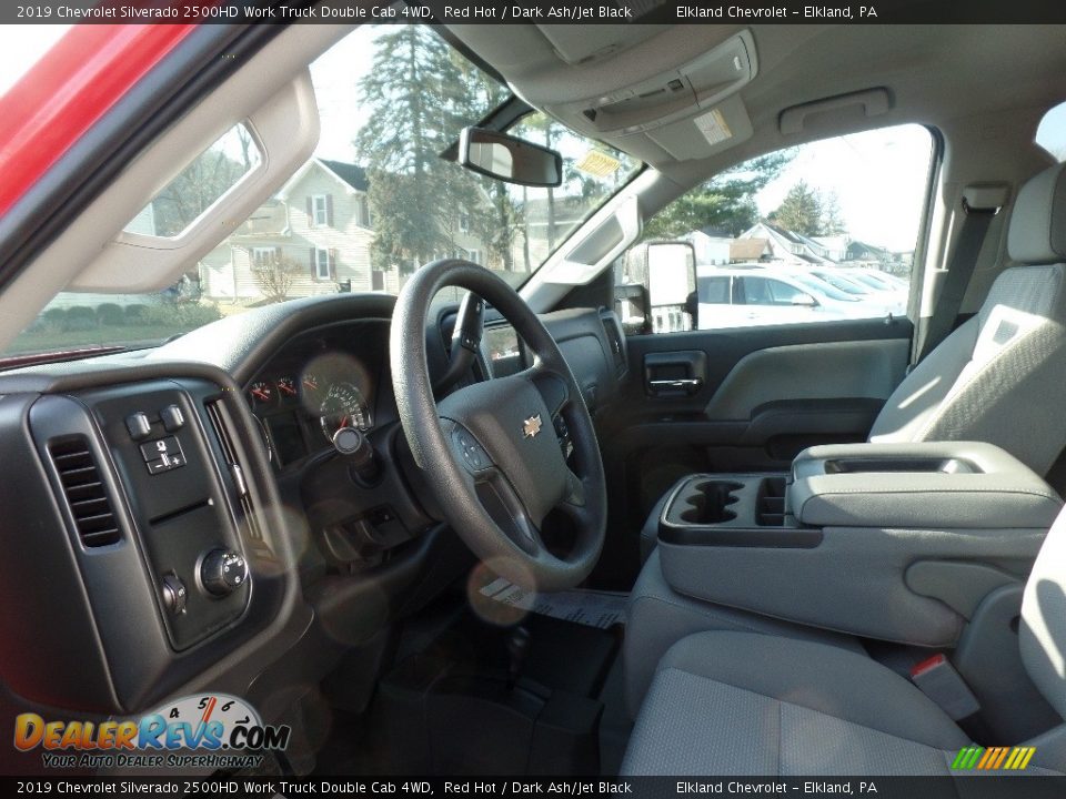 2019 Chevrolet Silverado 2500HD Work Truck Double Cab 4WD Red Hot / Dark Ash/Jet Black Photo #18