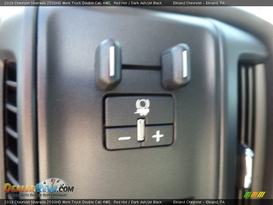 2019 Chevrolet Silverado 2500HD Work Truck Double Cab 4WD Red Hot / Dark Ash/Jet Black Photo #20