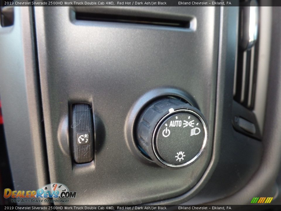 2019 Chevrolet Silverado 2500HD Work Truck Double Cab 4WD Red Hot / Dark Ash/Jet Black Photo #21