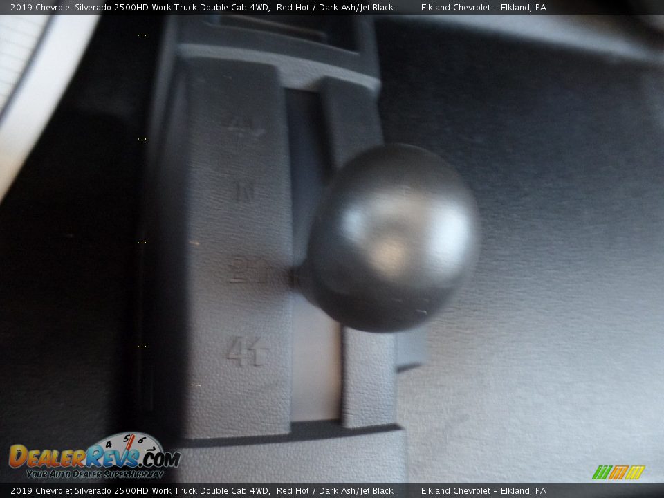 2019 Chevrolet Silverado 2500HD Work Truck Double Cab 4WD Red Hot / Dark Ash/Jet Black Photo #22