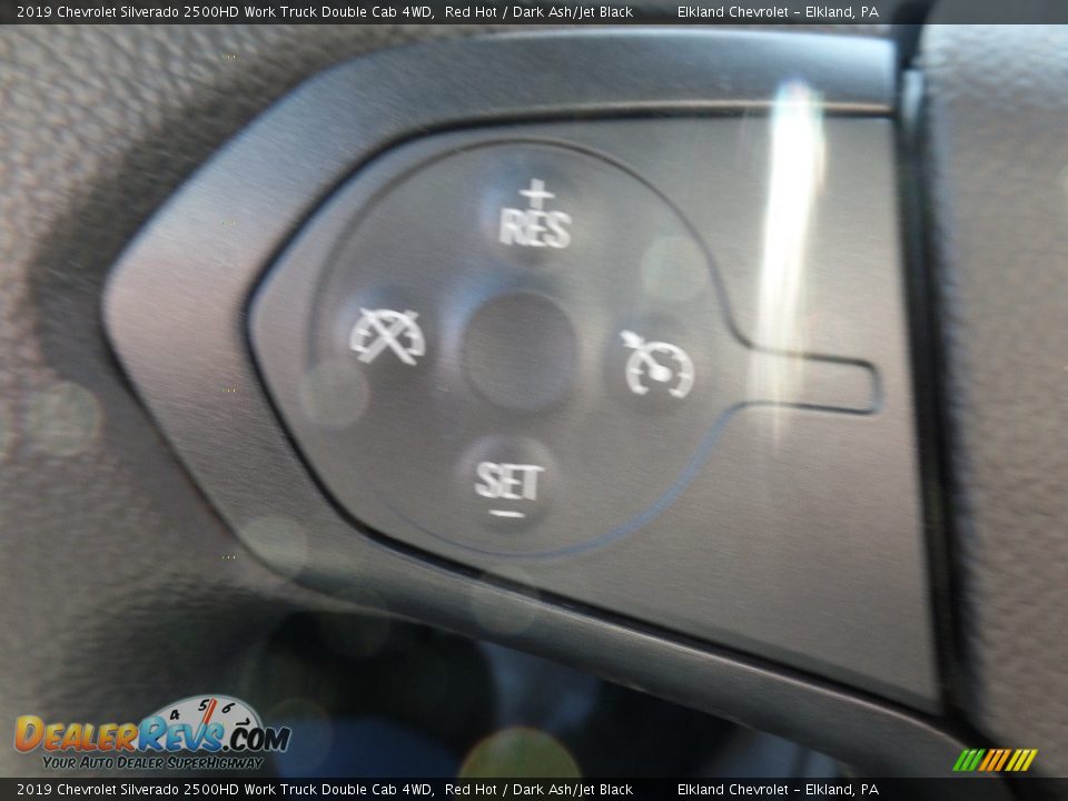 2019 Chevrolet Silverado 2500HD Work Truck Double Cab 4WD Red Hot / Dark Ash/Jet Black Photo #23