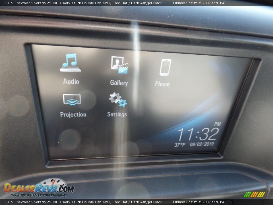 2019 Chevrolet Silverado 2500HD Work Truck Double Cab 4WD Red Hot / Dark Ash/Jet Black Photo #26
