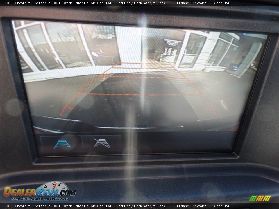 2019 Chevrolet Silverado 2500HD Work Truck Double Cab 4WD Red Hot / Dark Ash/Jet Black Photo #27