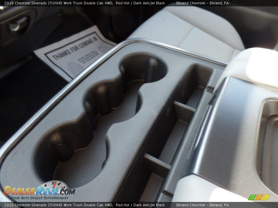 2019 Chevrolet Silverado 2500HD Work Truck Double Cab 4WD Red Hot / Dark Ash/Jet Black Photo #32