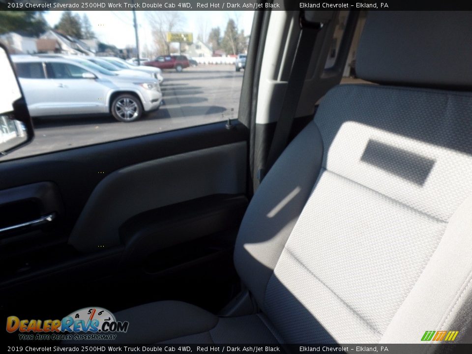 2019 Chevrolet Silverado 2500HD Work Truck Double Cab 4WD Red Hot / Dark Ash/Jet Black Photo #33