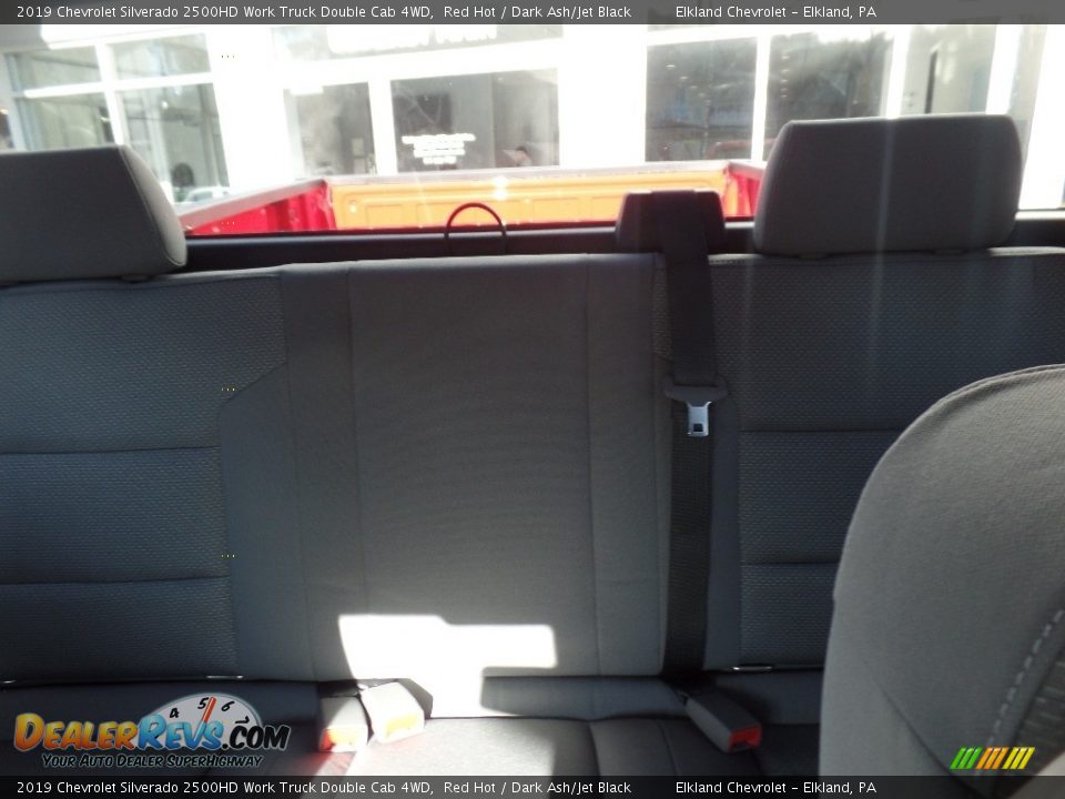 2019 Chevrolet Silverado 2500HD Work Truck Double Cab 4WD Red Hot / Dark Ash/Jet Black Photo #35