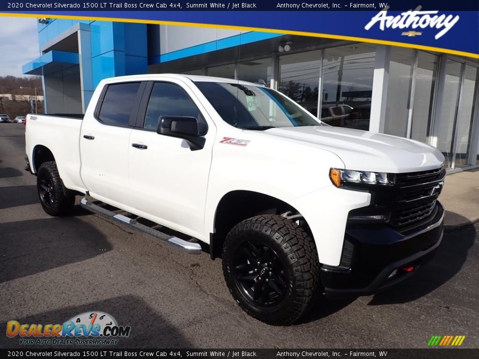 2020 Chevrolet Silverado 1500 LT Trail Boss Crew Cab 4x4 Summit White / Jet Black Photo #1