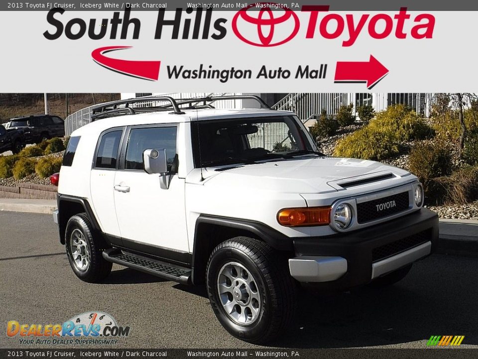 2013 Toyota FJ Cruiser Iceberg White / Dark Charcoal Photo #1