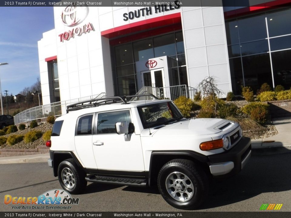 2013 Toyota FJ Cruiser Iceberg White / Dark Charcoal Photo #2