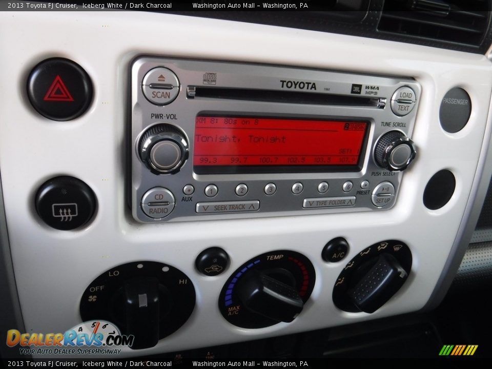 2013 Toyota FJ Cruiser Iceberg White / Dark Charcoal Photo #19