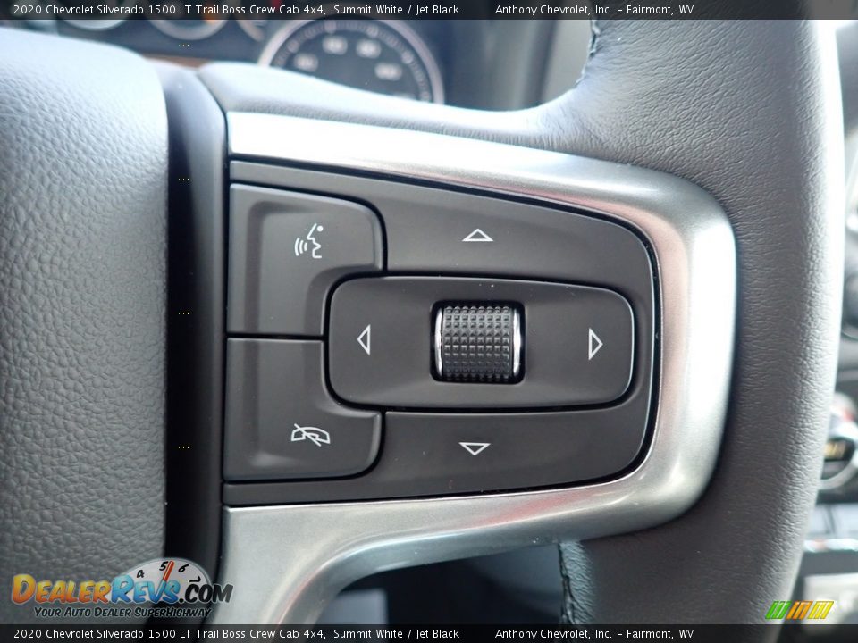 2020 Chevrolet Silverado 1500 LT Trail Boss Crew Cab 4x4 Summit White / Jet Black Photo #17