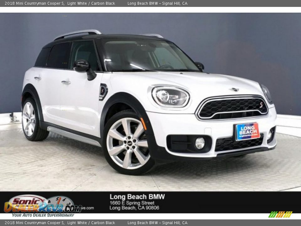 2018 Mini Countryman Cooper S Light White / Carbon Black Photo #1