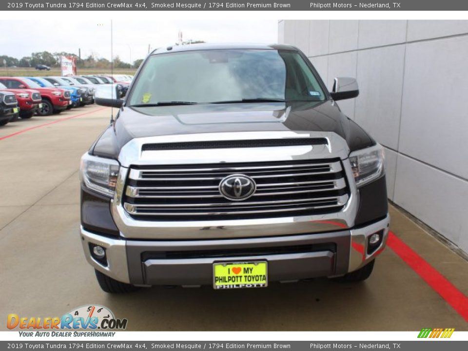2019 Toyota Tundra 1794 Edition CrewMax 4x4 Smoked Mesquite / 1794 Edition Premium Brown Photo #3