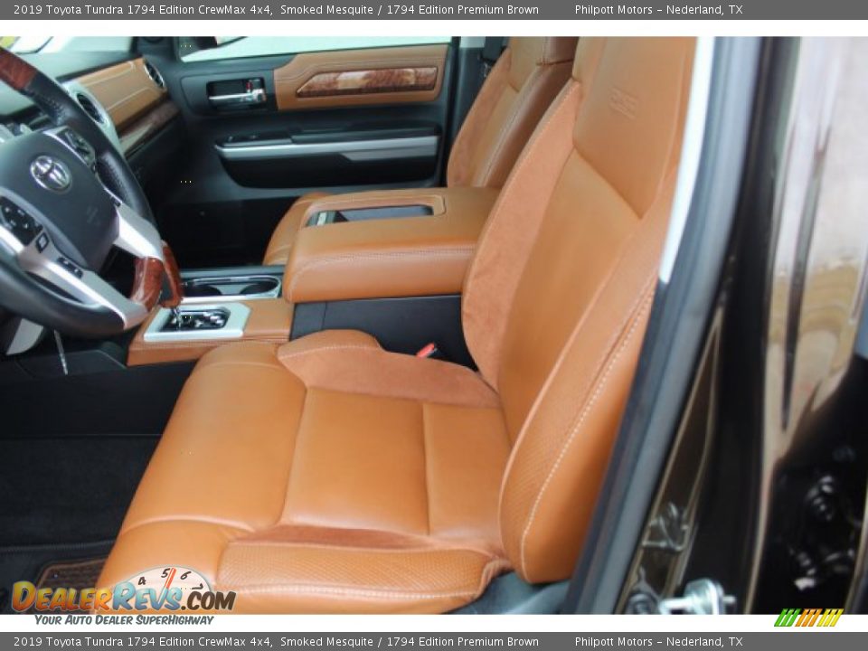 2019 Toyota Tundra 1794 Edition CrewMax 4x4 Smoked Mesquite / 1794 Edition Premium Brown Photo #10