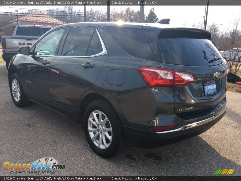2019 Chevrolet Equinox LT AWD Nightfall Gray Metallic / Jet Black Photo #7