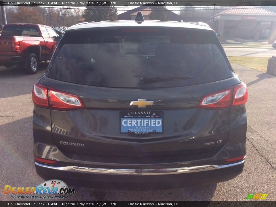 2019 Chevrolet Equinox LT AWD Nightfall Gray Metallic / Jet Black Photo #8