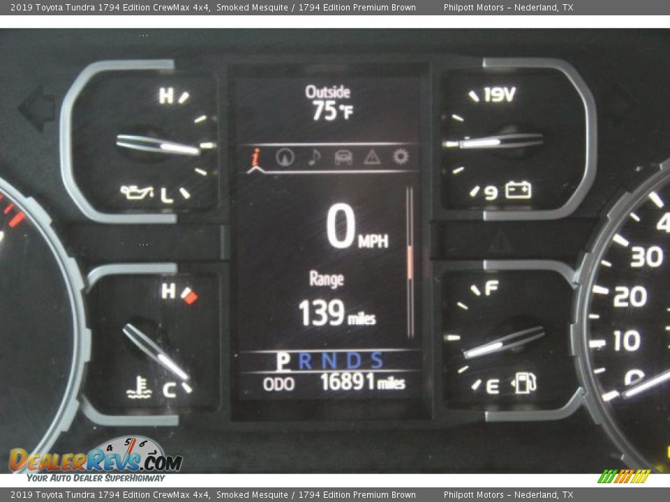 2019 Toyota Tundra 1794 Edition CrewMax 4x4 Smoked Mesquite / 1794 Edition Premium Brown Photo #17