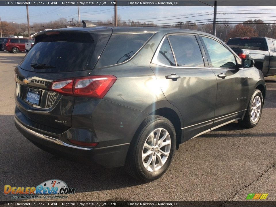 2019 Chevrolet Equinox LT AWD Nightfall Gray Metallic / Jet Black Photo #9