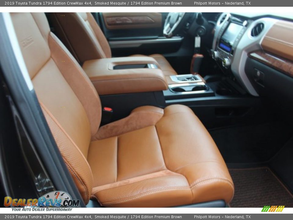 2019 Toyota Tundra 1794 Edition CrewMax 4x4 Smoked Mesquite / 1794 Edition Premium Brown Photo #27