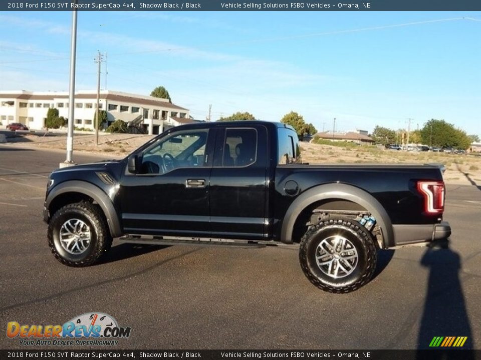 2018 Ford F150 SVT Raptor SuperCab 4x4 Shadow Black / Black Photo #6