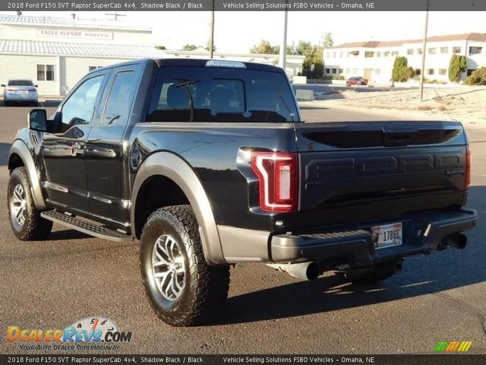 2018 Ford F150 SVT Raptor SuperCab 4x4 Shadow Black / Black Photo #7