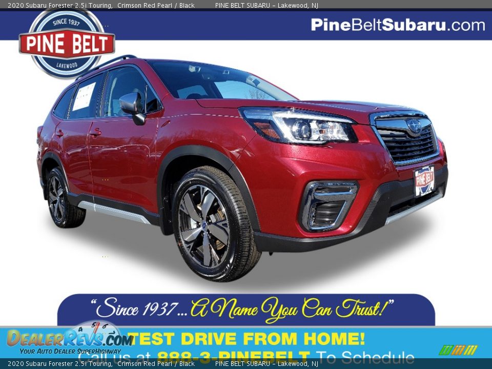 2020 Subaru Forester 2.5i Touring Crimson Red Pearl / Black Photo #1