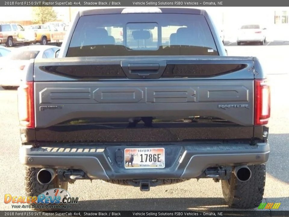 2018 Ford F150 SVT Raptor SuperCab 4x4 Shadow Black / Black Photo #10