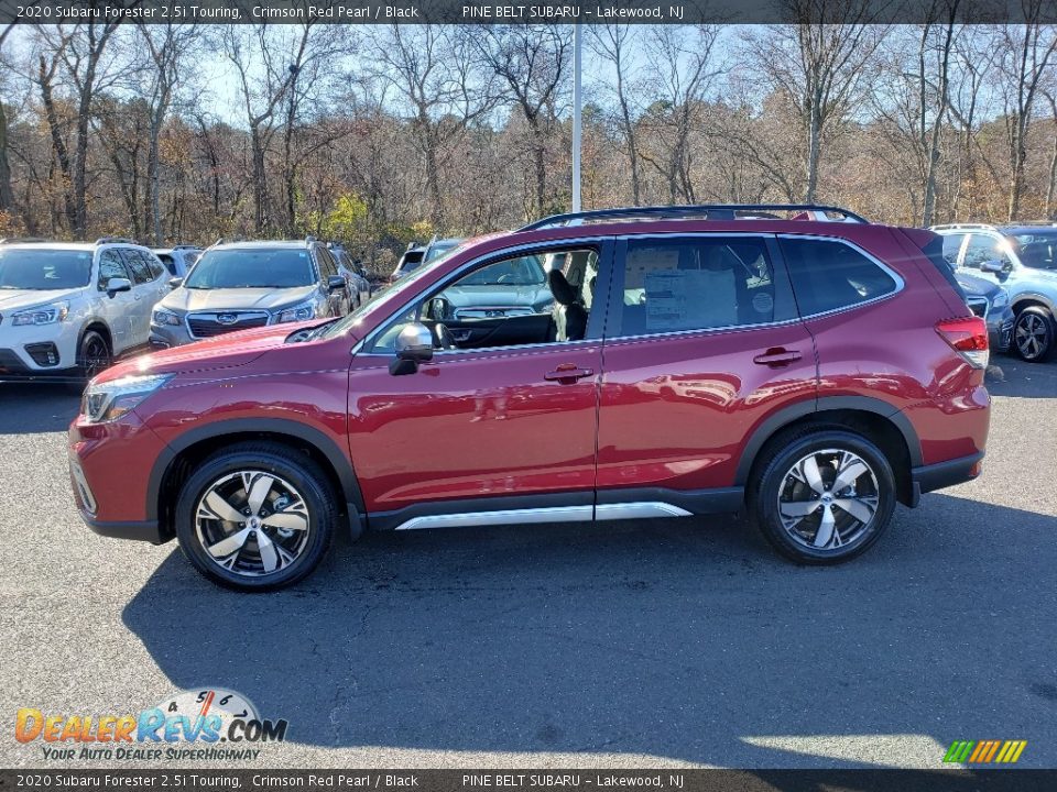 2020 Subaru Forester 2.5i Touring Crimson Red Pearl / Black Photo #3