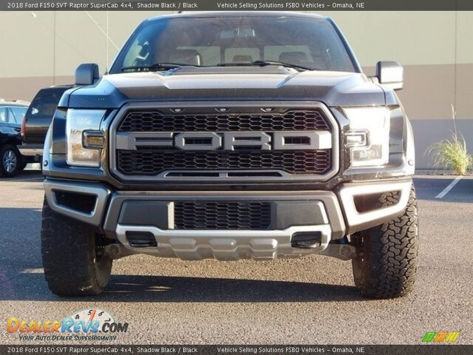 2018 Ford F150 SVT Raptor SuperCab 4x4 Shadow Black / Black Photo #15