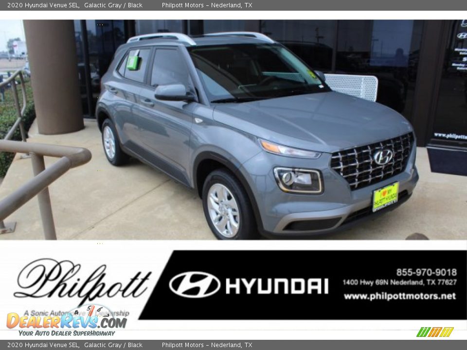 2020 Hyundai Venue SEL Galactic Gray / Black Photo #1