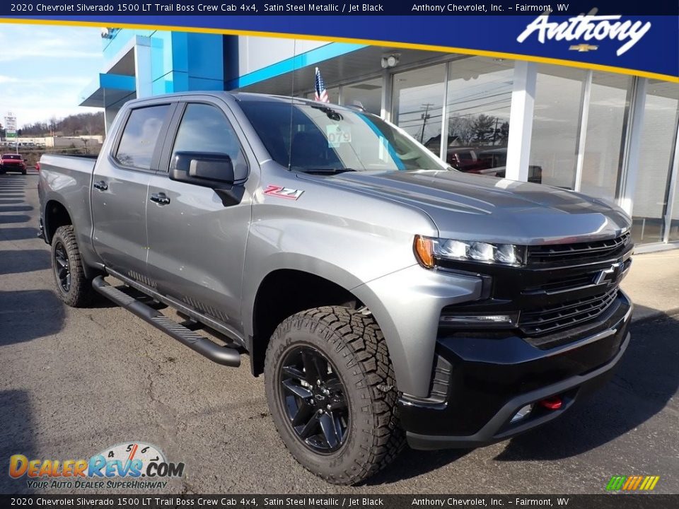 2020 Chevrolet Silverado 1500 LT Trail Boss Crew Cab 4x4 Satin Steel Metallic / Jet Black Photo #1