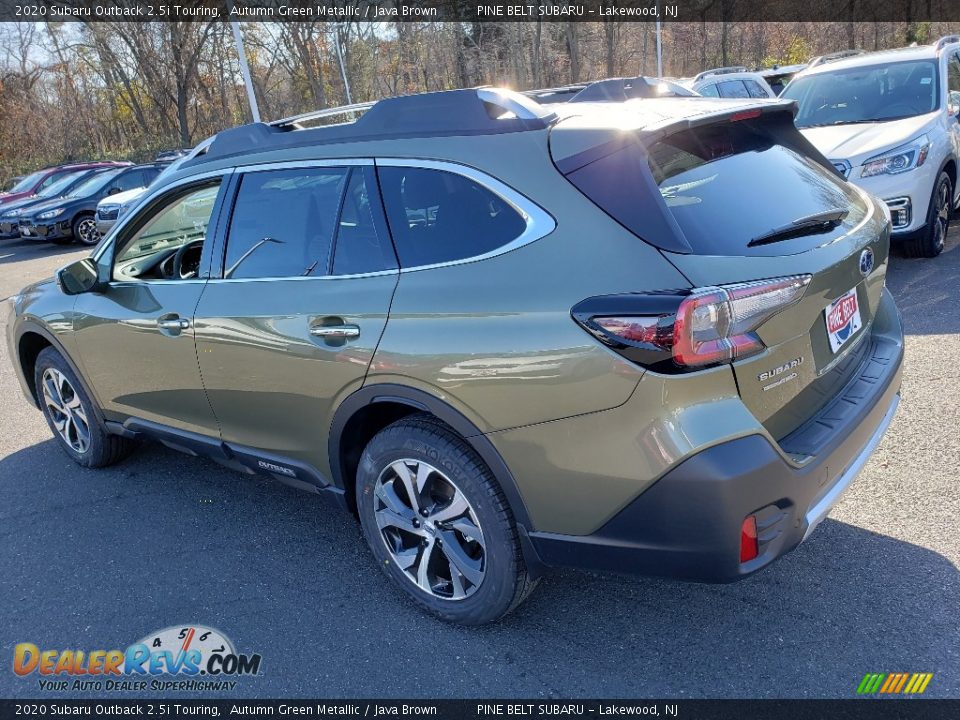2020 Subaru Outback 2.5i Touring Autumn Green Metallic / Java Brown Photo #4