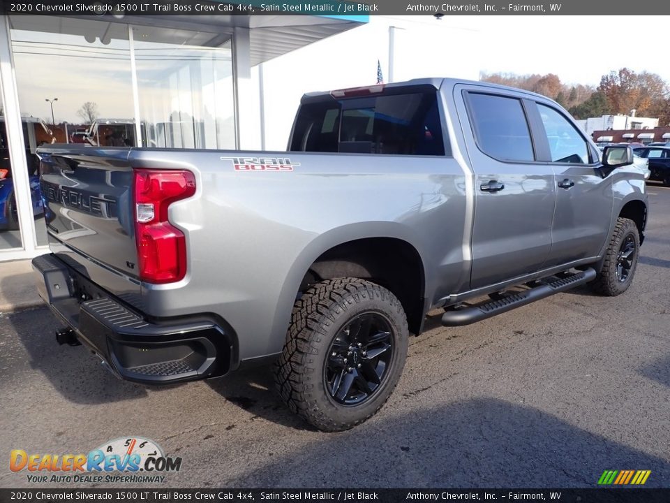 2020 Chevrolet Silverado 1500 LT Trail Boss Crew Cab 4x4 Satin Steel Metallic / Jet Black Photo #3